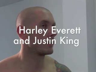 Harley everett 和 贾斯汀 王